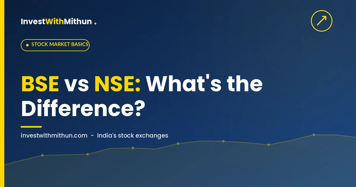 BSE vs NSE difference explained - India stock exchanges guide
