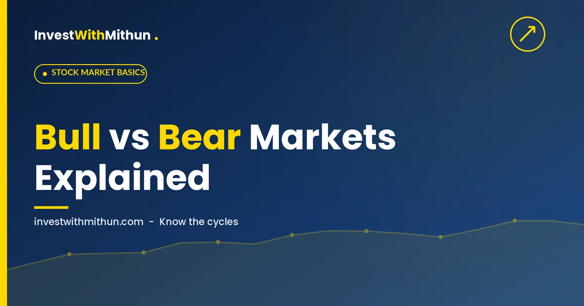 Bull and bear markets explained - stock market cycles guide