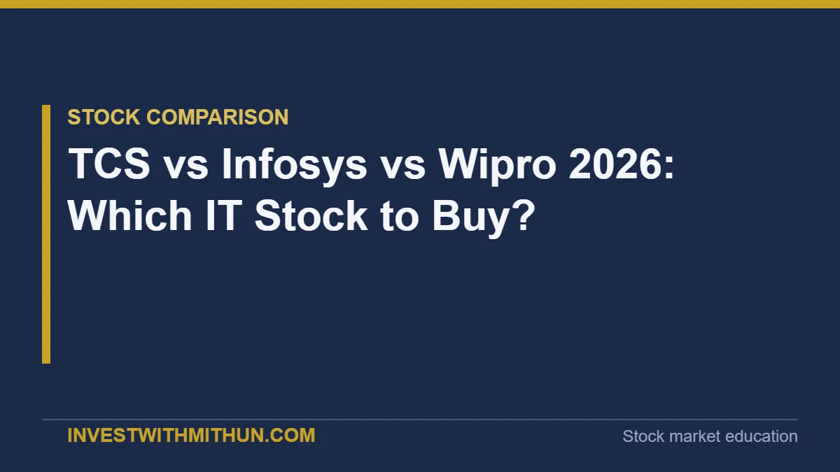 TCS vs Infosys vs Wipro 2026 comparison
