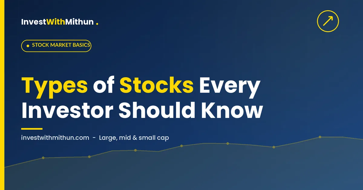 Types of Stocks: Large Cap, Mid Cap, Small Cap Explained