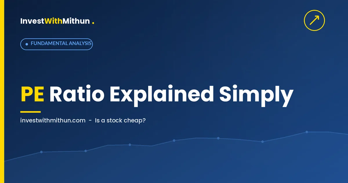 What is PE ratio - price to earnings explained for beginners