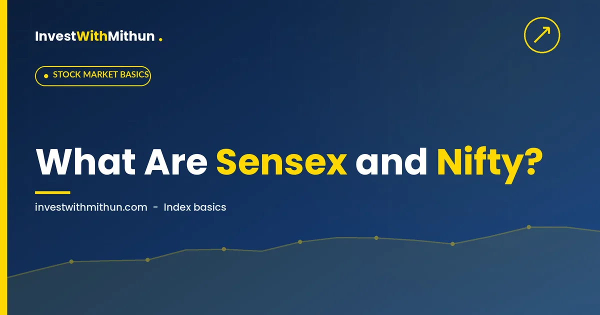 What is Sensex and Nifty - stock market index basics for beginners