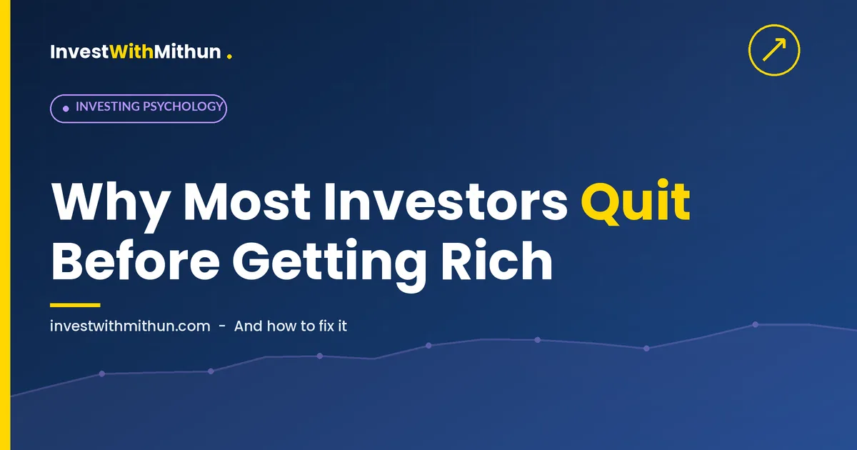 Why Most Retail Investors Quit Before They Get Rich β and How Automation Fixes It